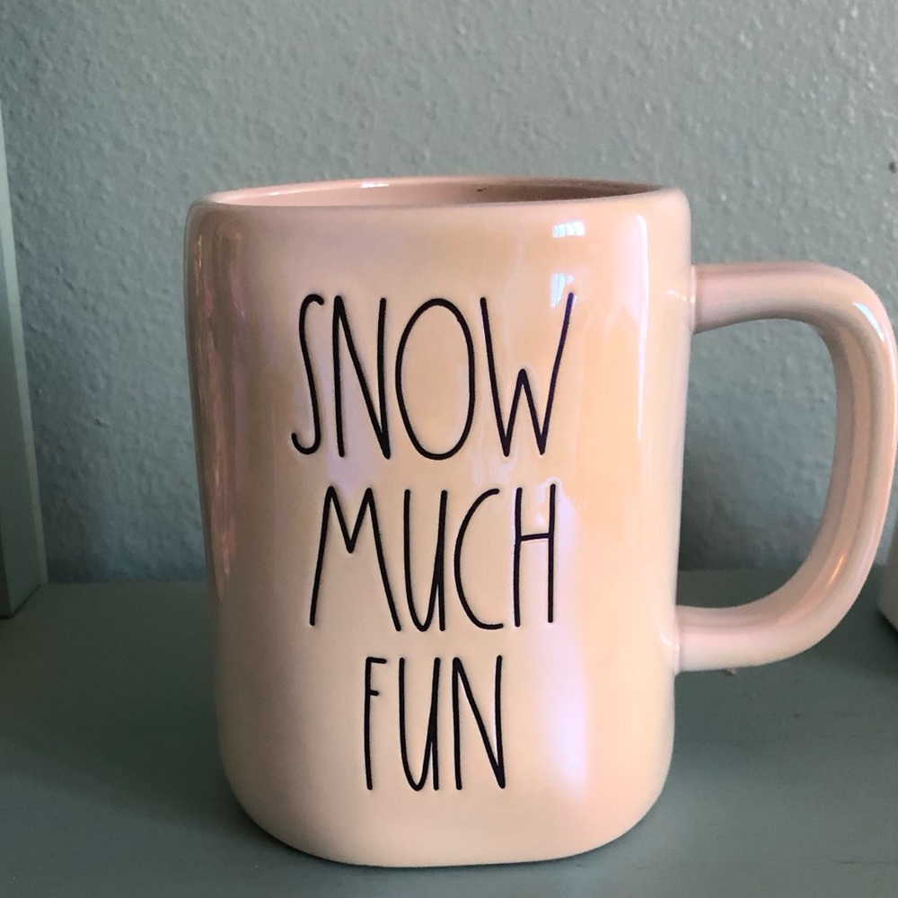 NEW!! Rae Dunn Coffee Mug SNOW MUCH FUN